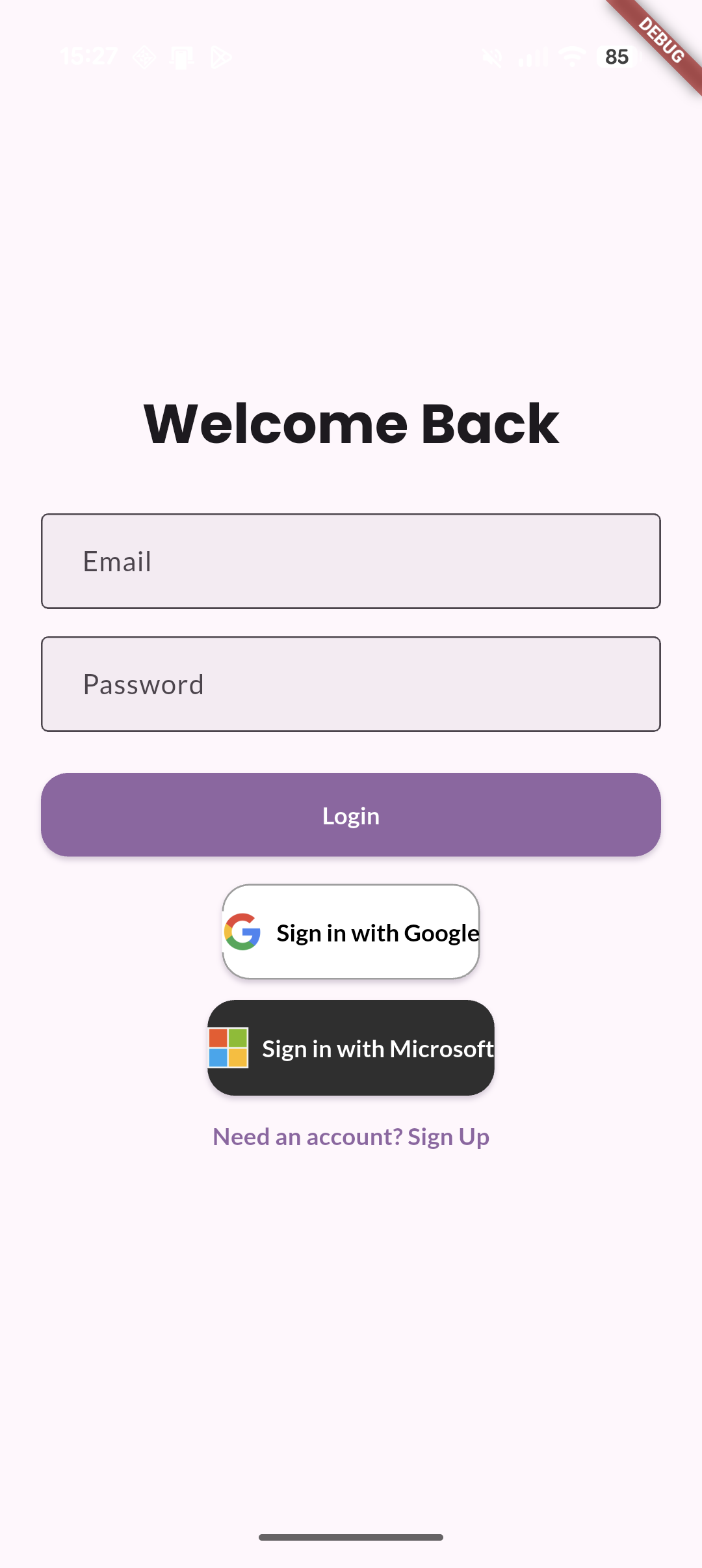 Landing screen screenshot 3
